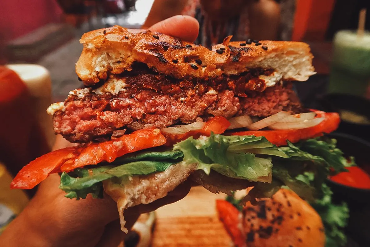 Burger at Norteño Style in Queretaro