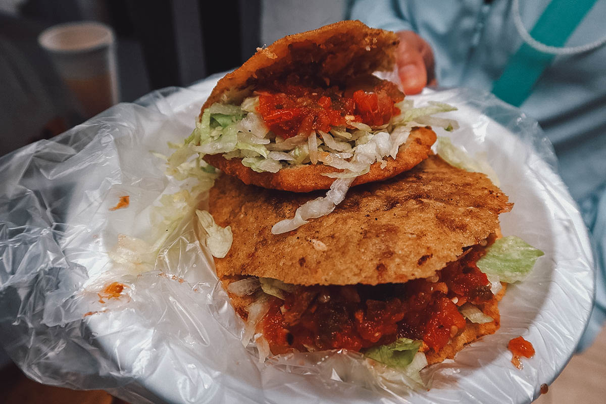 Gorditas at Gorditas El Guero y Lupita in Queretaro