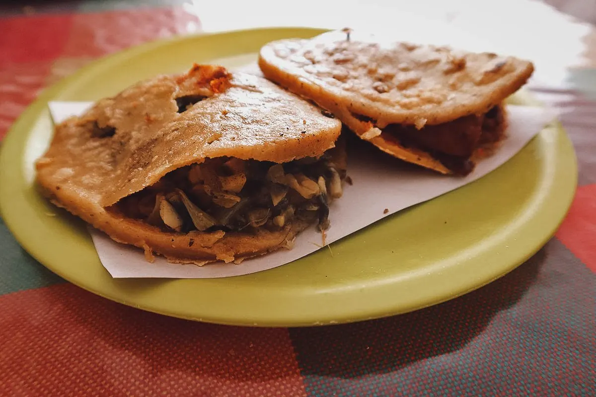 Gorditas at Gorditas los Pinos in Queretaro