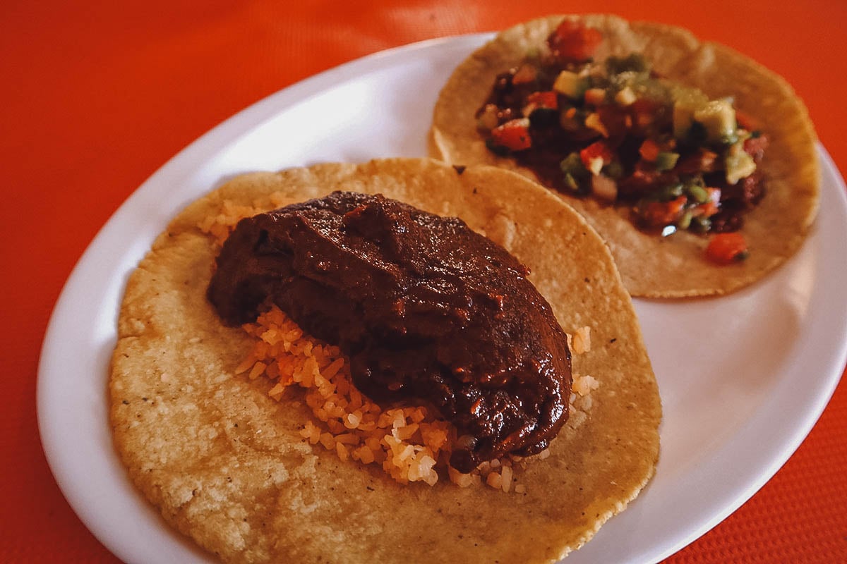 Tacos de guisado at Haga Su Taco in Queretaro