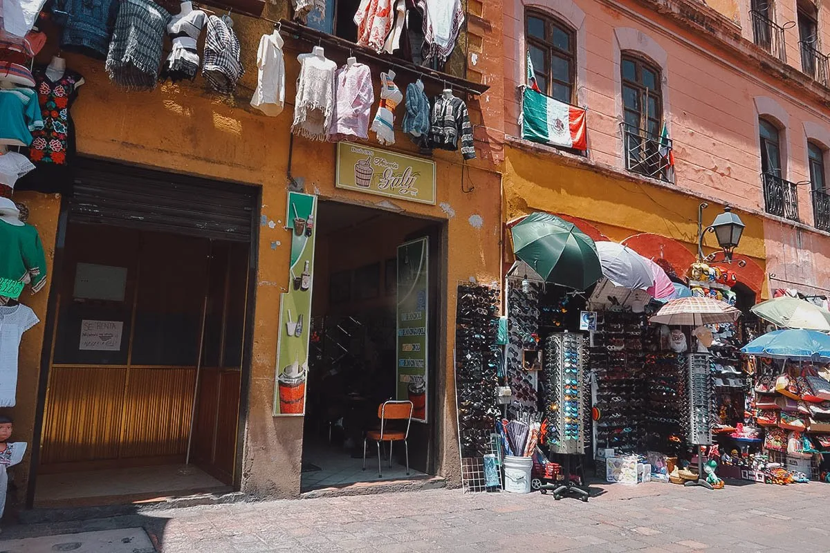 Entrance to Neveria Galy in Queretaro