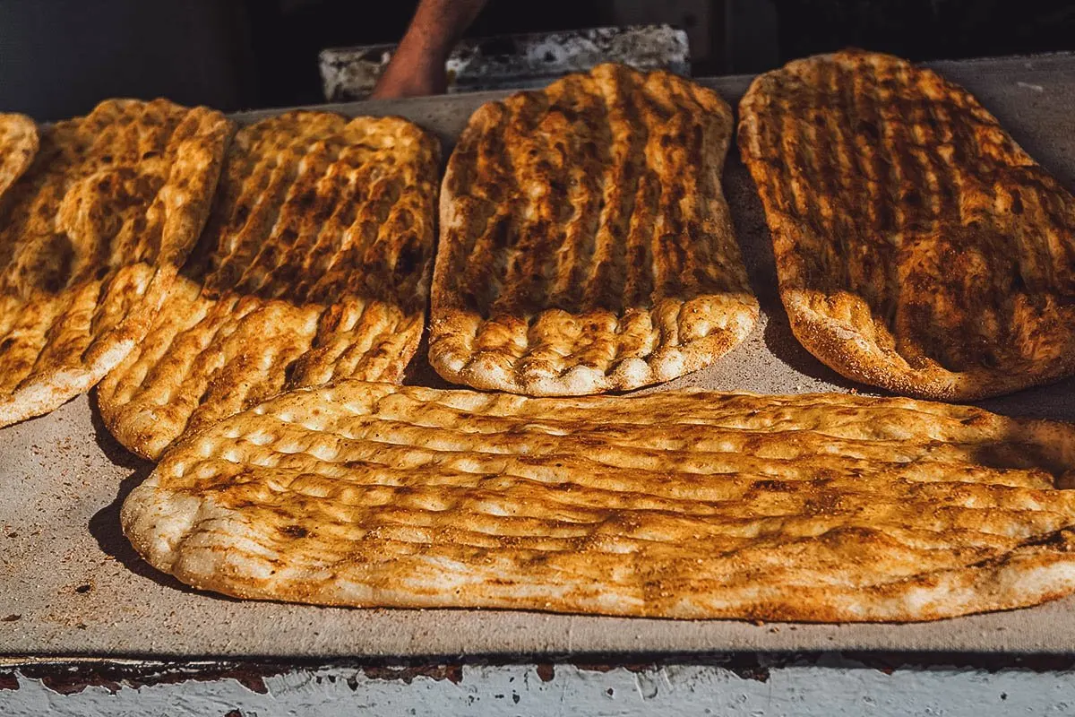 Types of Bread Barbari bread