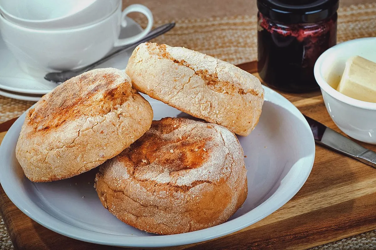 Types of Bread English muffins