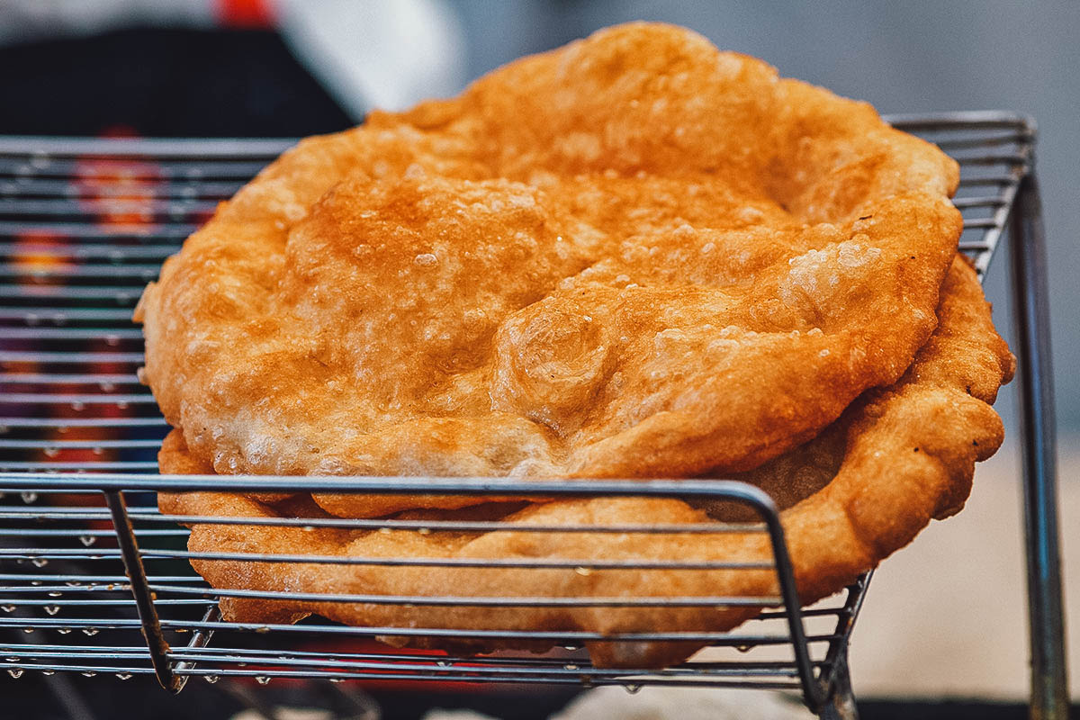 Hungarian langos