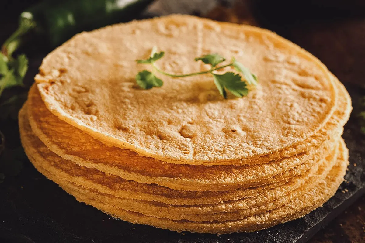 Types of Bread Corn tortillas