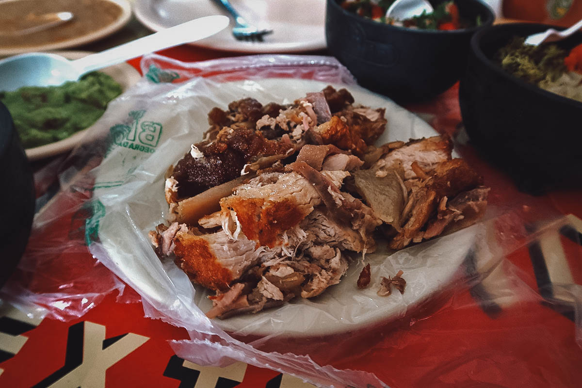 Carnitas at Huandacareo