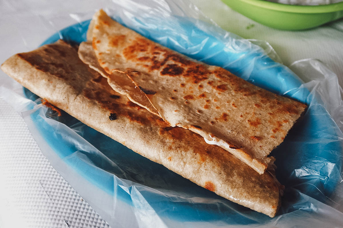 Mega quesadilla at Dona Agus