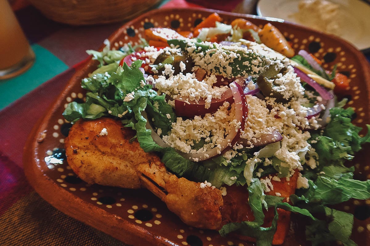 Pollo placero in Morelia, Michoacan