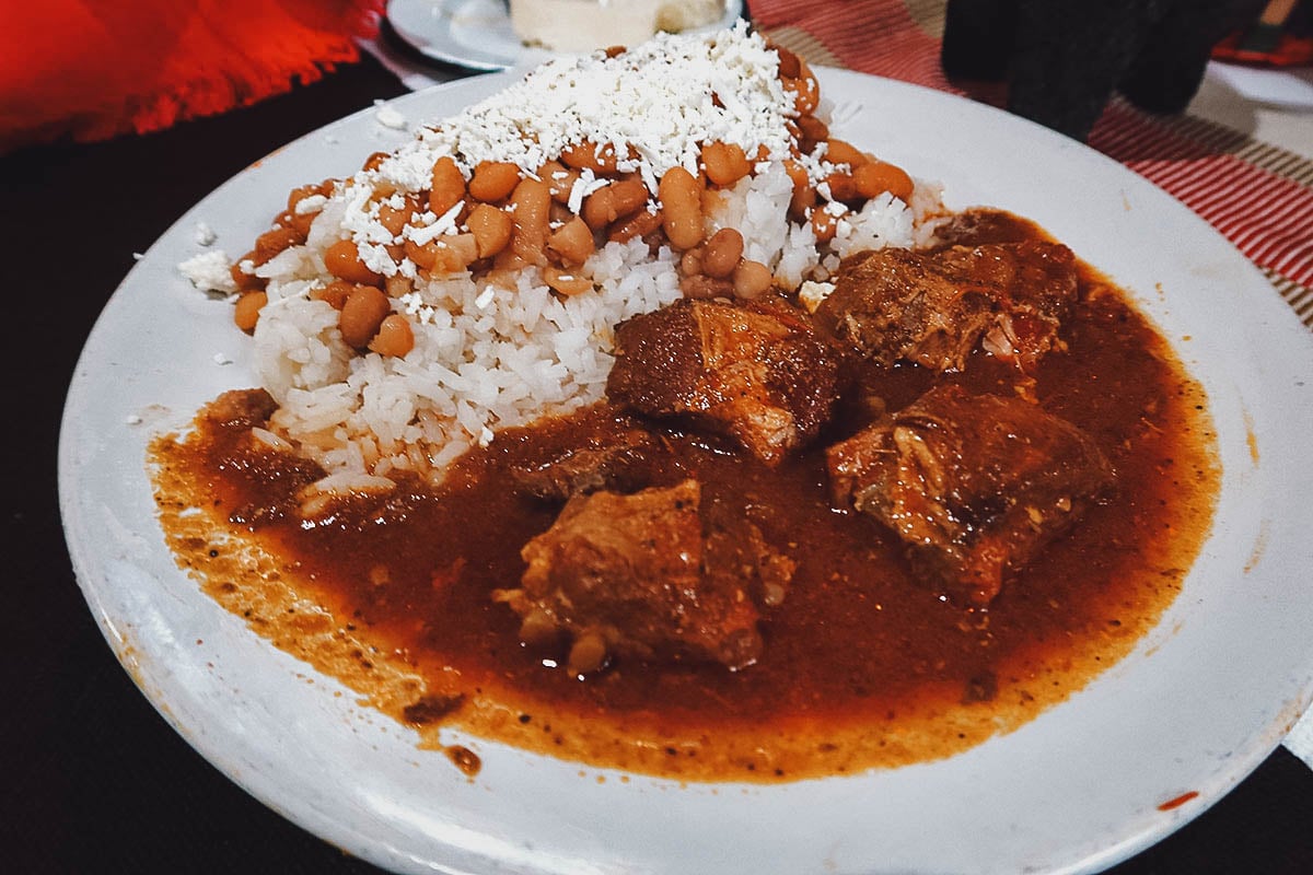 Morisqueta at Restaurante Caracuaro