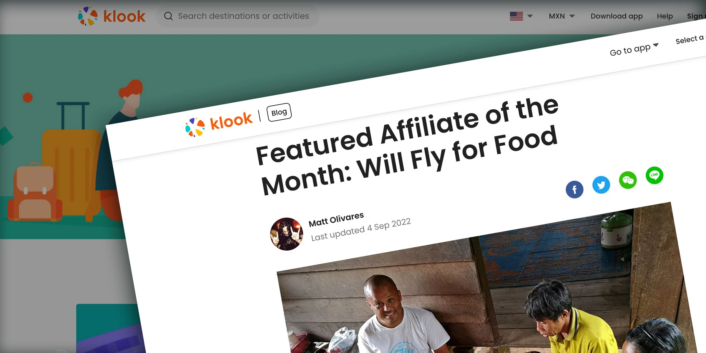 Will Fly for Food in the News