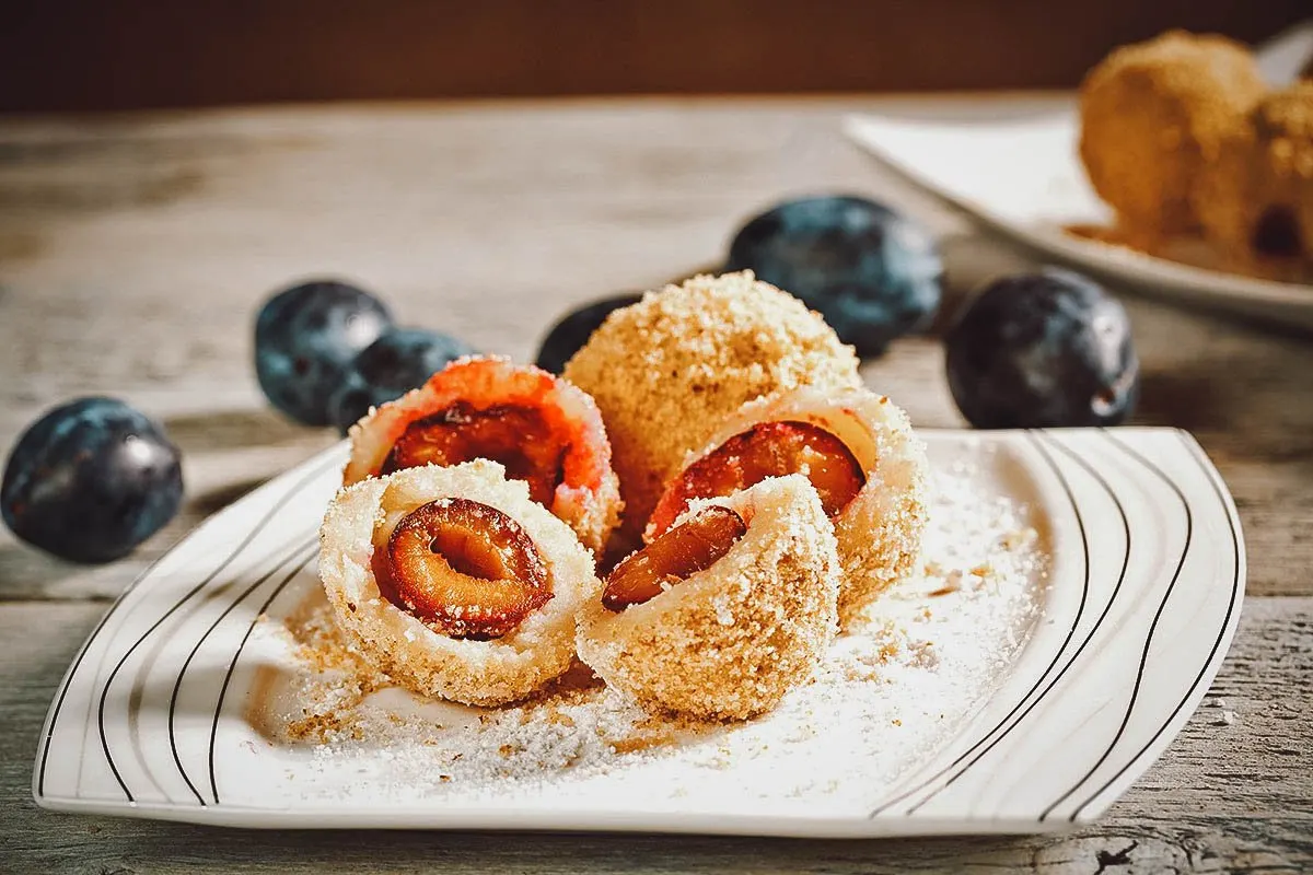 Czech Food Czech ovocne knedliky