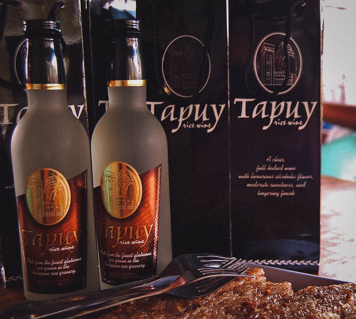 Filipino tapuy wine