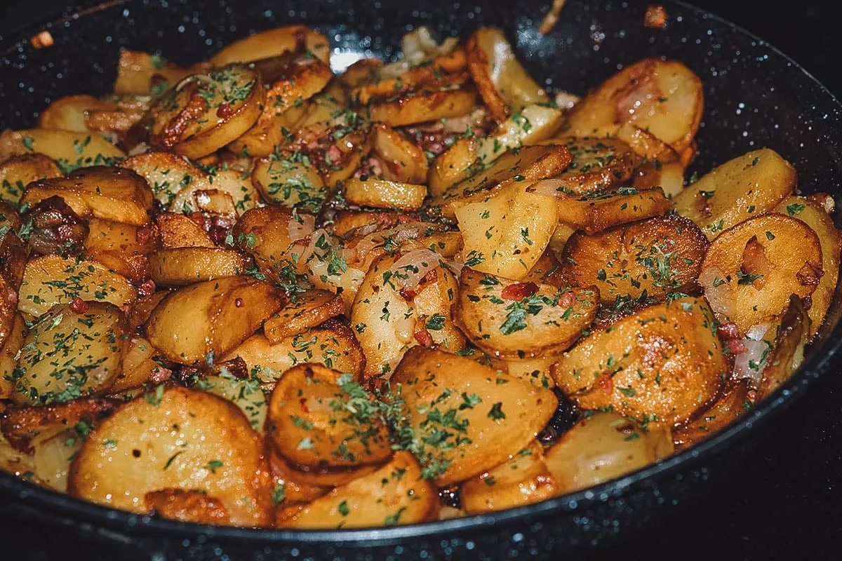 German Food German bratkartoffeln
