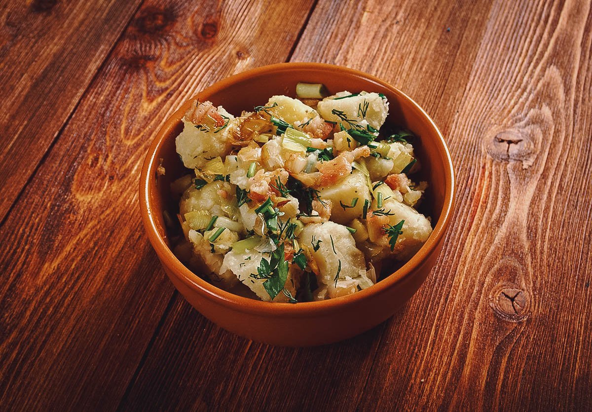 Kartoffelsalat or German potato salad
