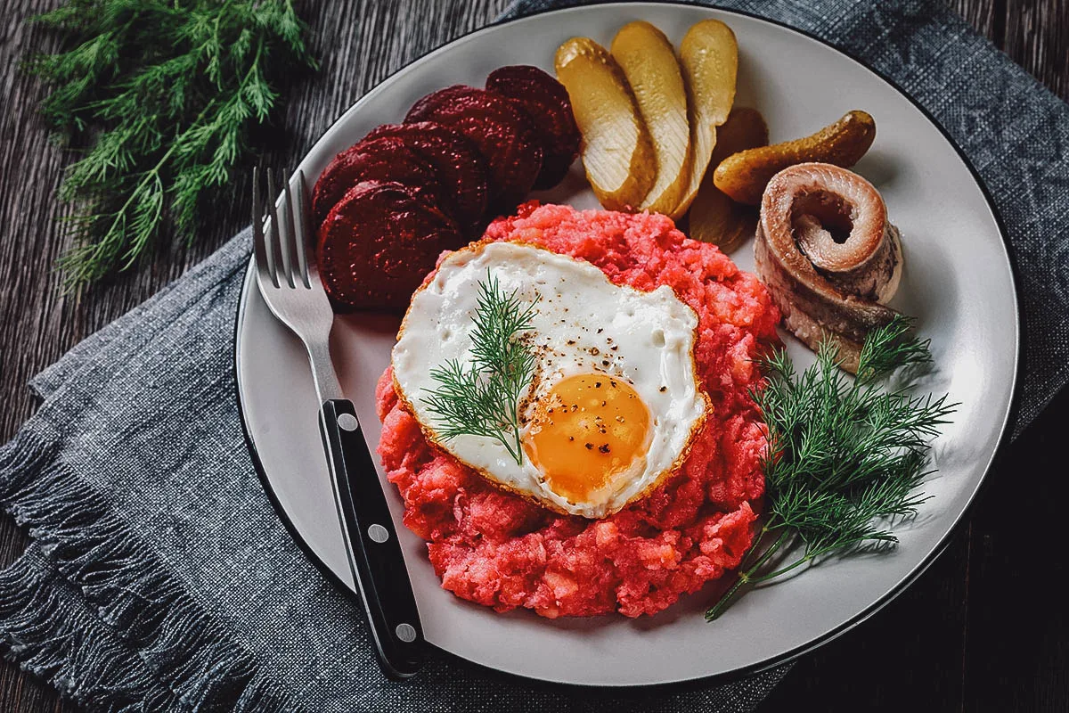 German Food German labskaus