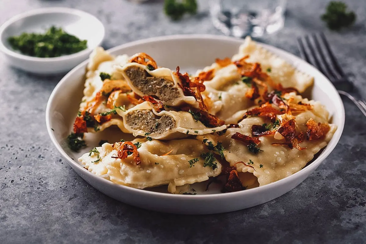 German Food German maultaschen