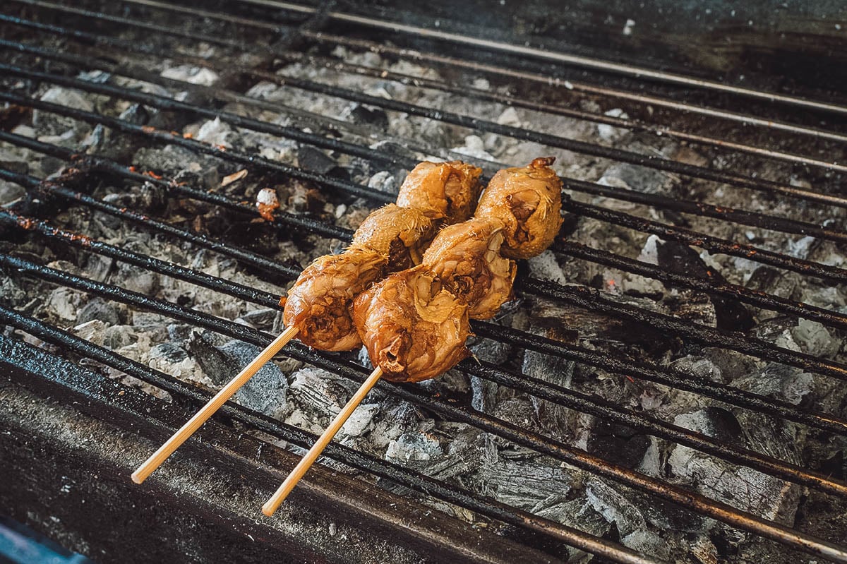 Filipino chicken heads