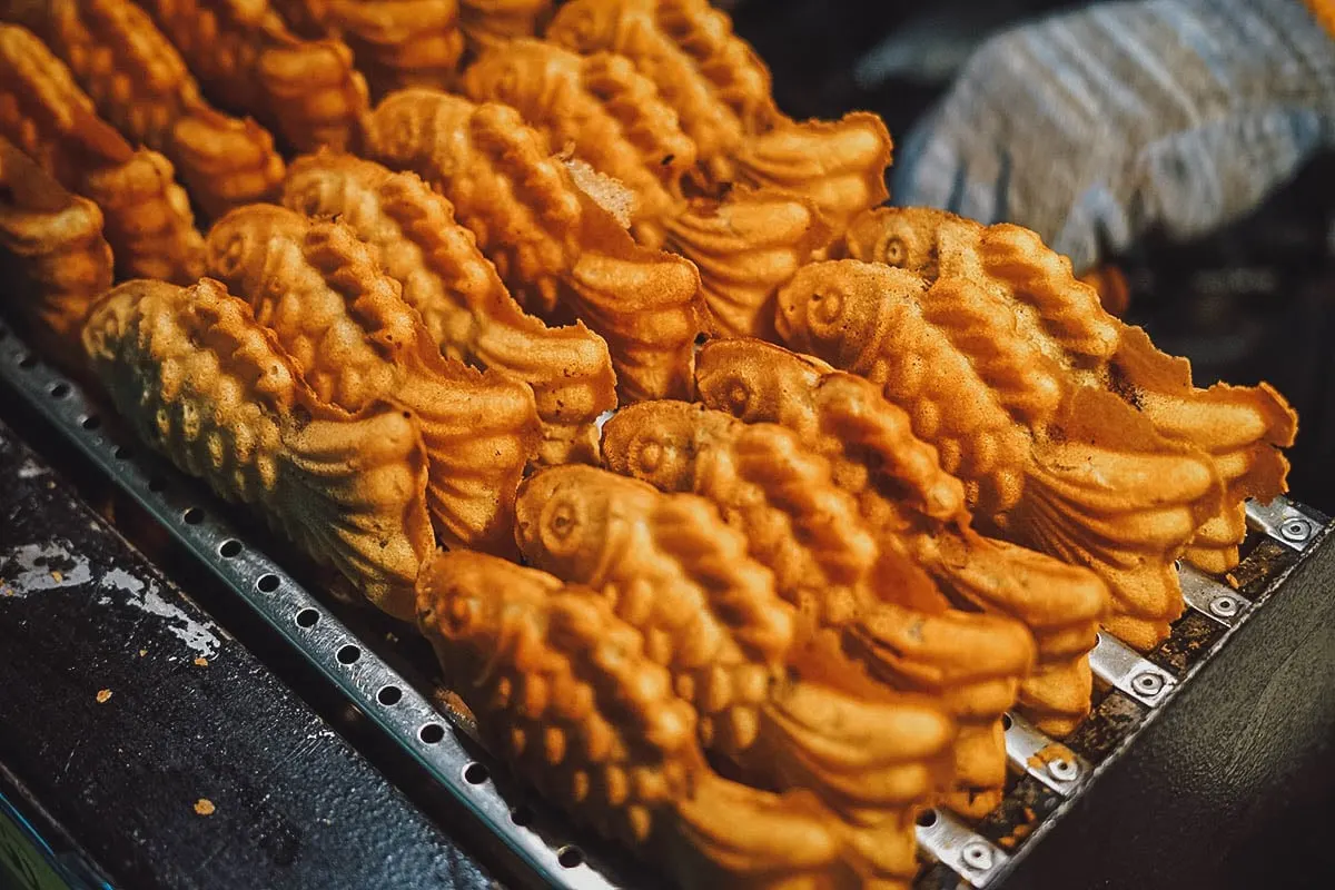 Bungeo-ppang or Korean fish-shaped pastry