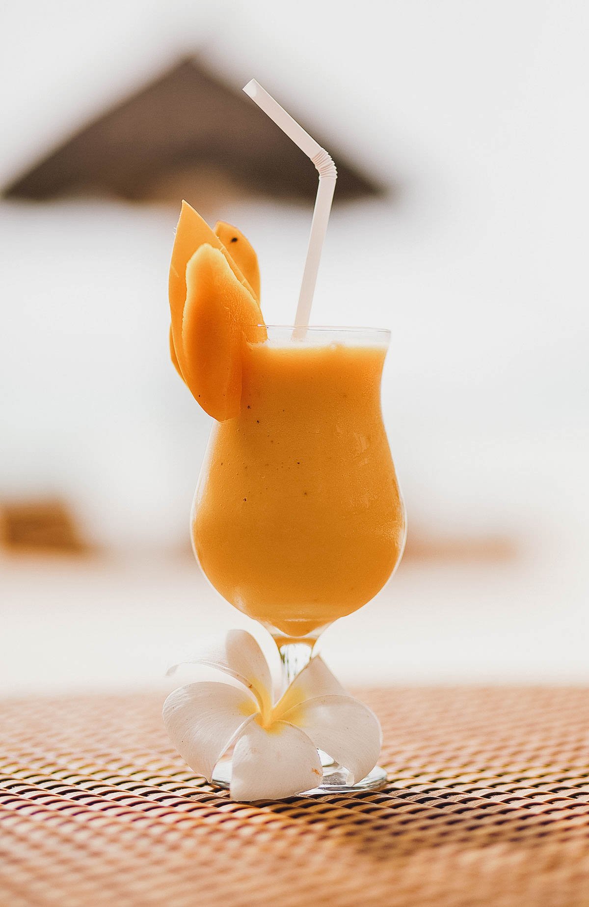 Filipino mango juice drink