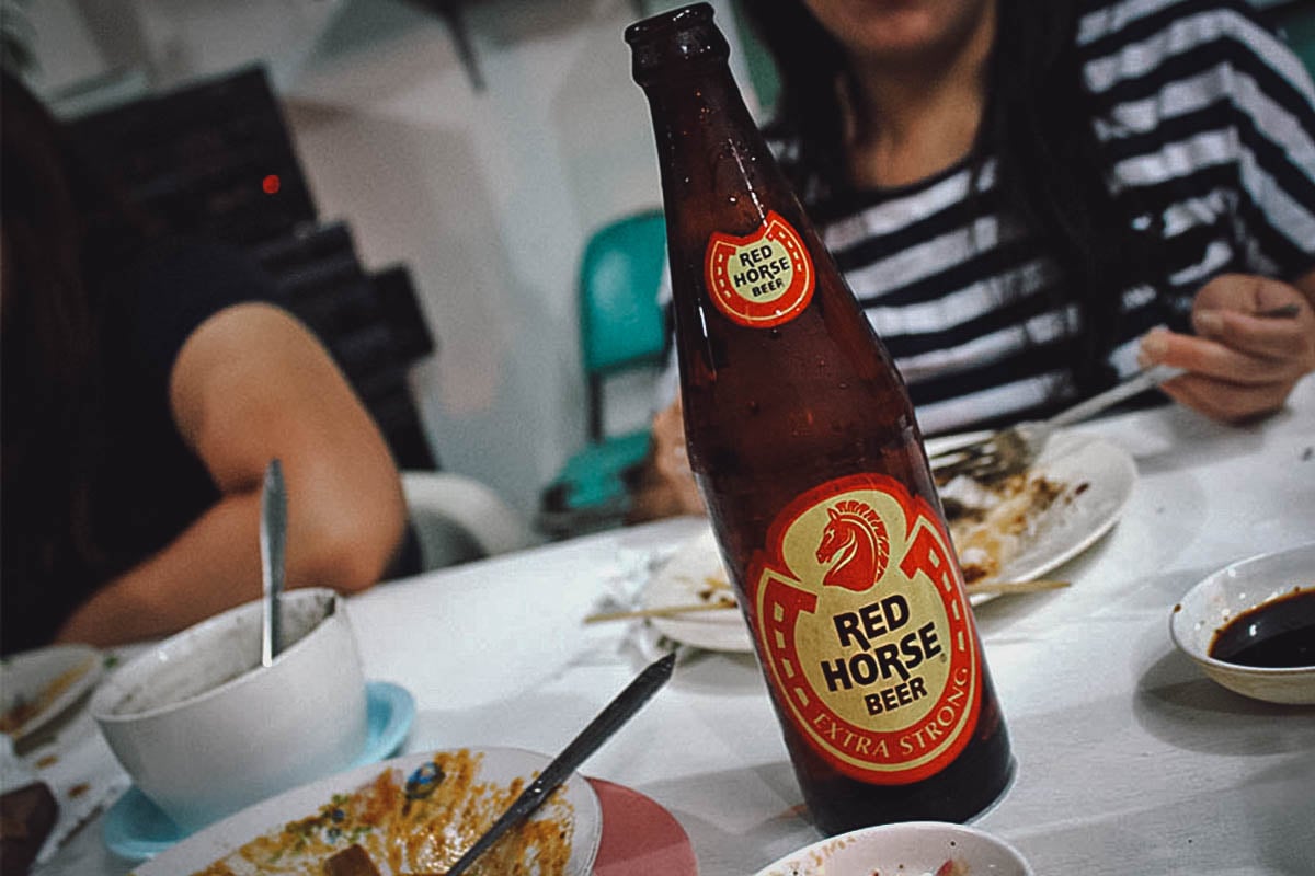 Filipino Red Horse beer