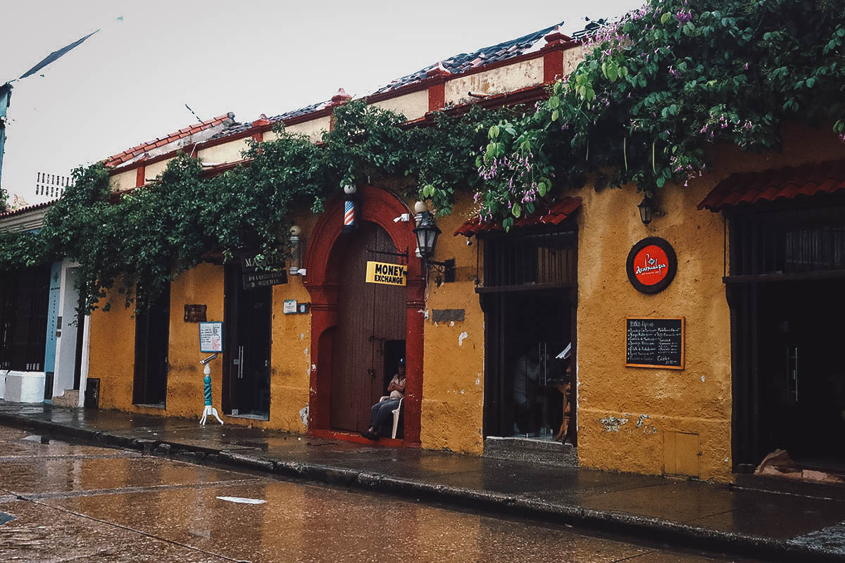 Atahualpa restaurant exterior in Cartagena, Colombia