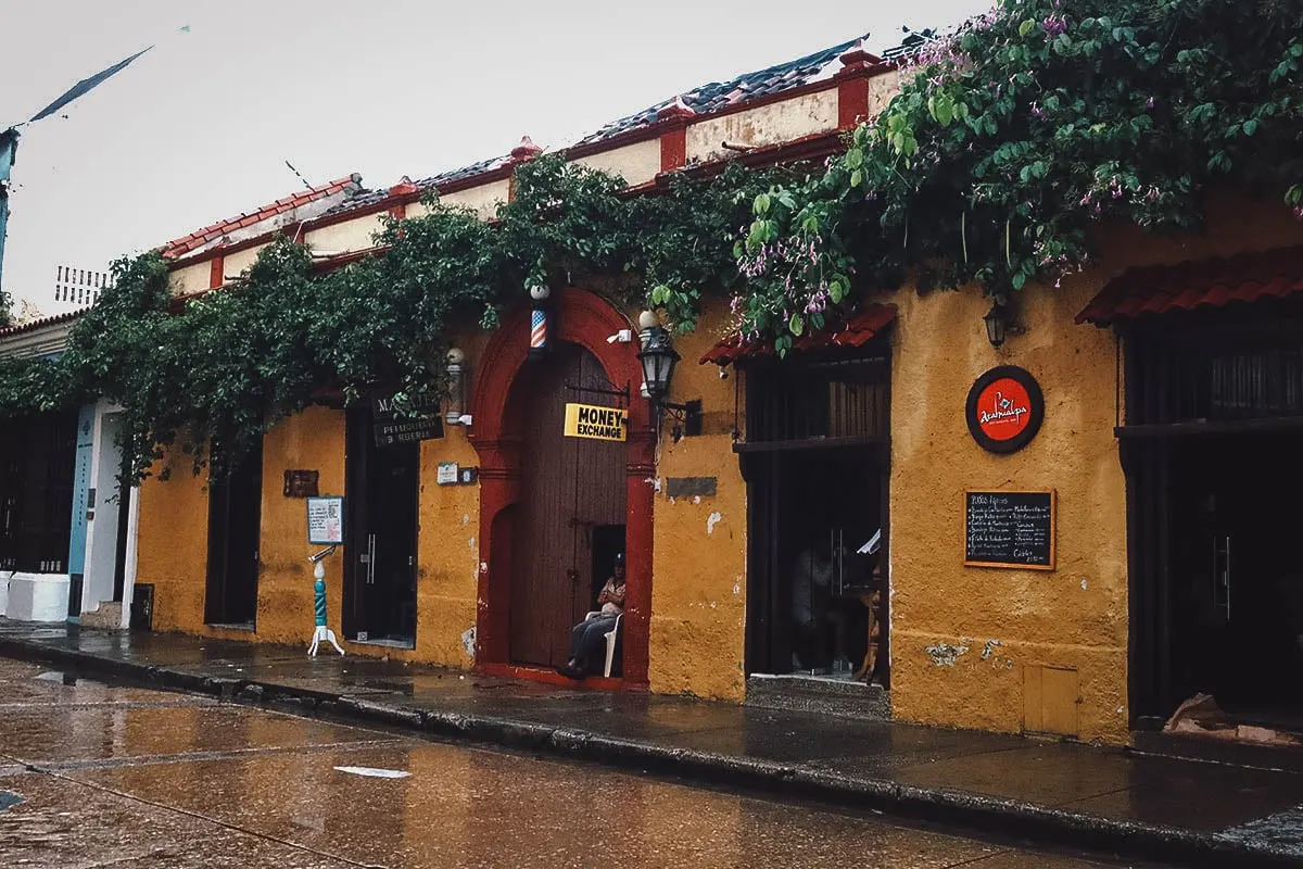 Atahualpa restaurant exterior in Cartagena, Colombia