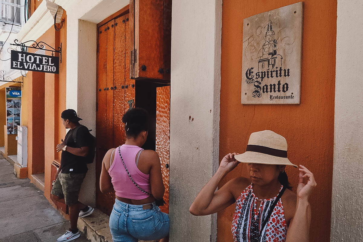 Restaurante Espiritu Santo exterior in Cartagena, Colombia