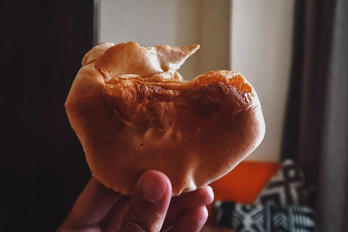 Pandeyuca at La Esquina del Pandebono bakery in Cartagena