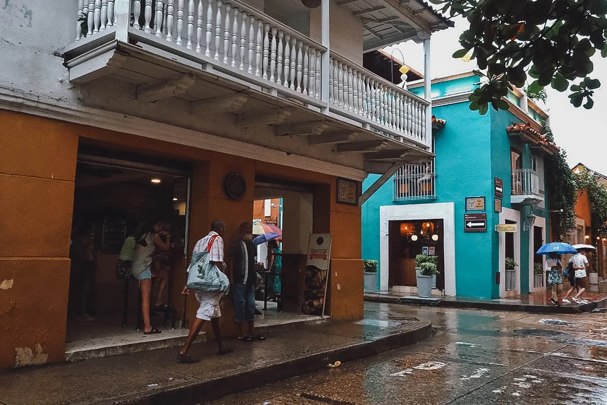 La Esquina del Pandebono exterior in Cartagena, Colombia