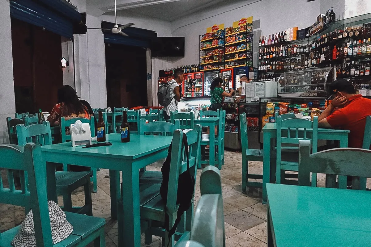 La Estrella restaurant interior in Cartagena, Coolombia