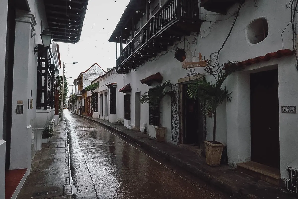 La Mulata restaurant exterior in Cartagena, Colombia