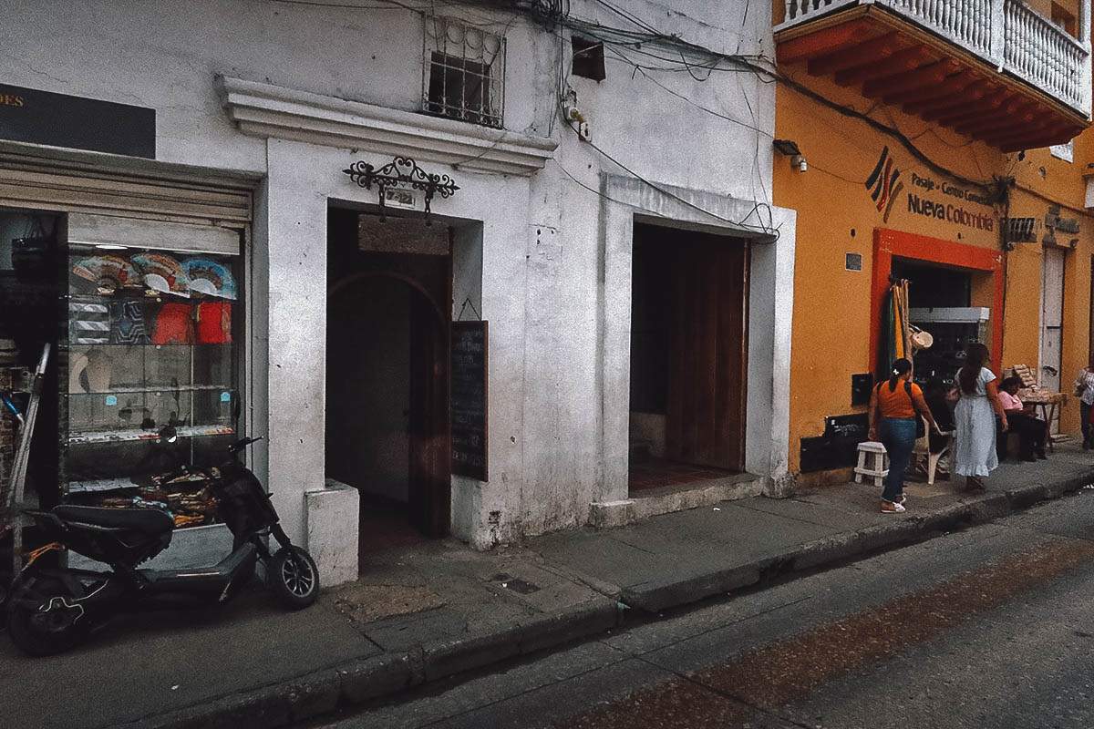 Restaurante 1595 exterior in Cartagena, Colombia