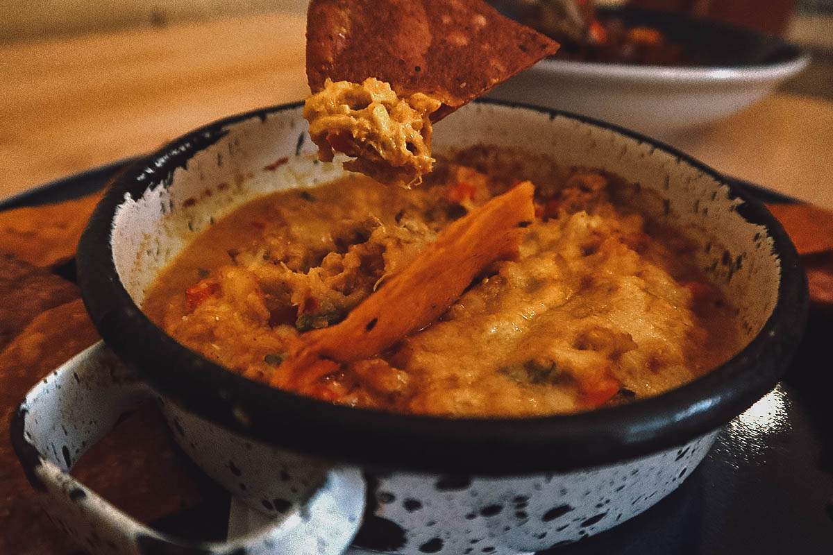 Crab dip at Sierpe restaurant in Cartagena