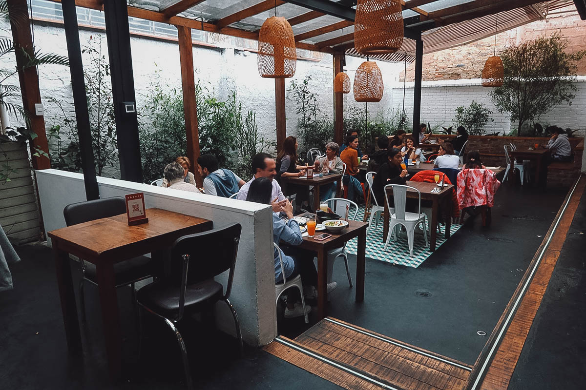 Abasto restaurant interior in Bogota, Colombia