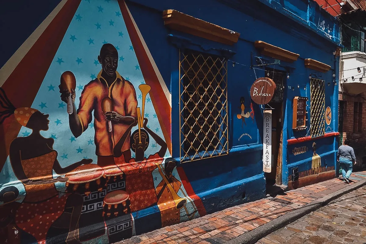 Babou restaurant exterior in Bogota, Colombia