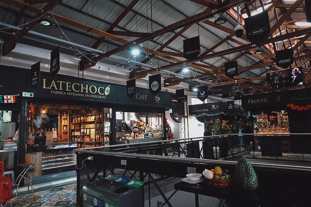 Plaza de Mercado la Concordia interior in Bogota, Colombia