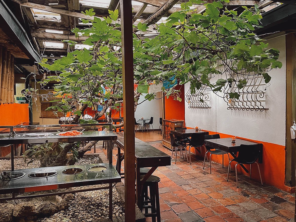 La Revolucion de la Cuchara restaurant interior in Bogota, Colombia