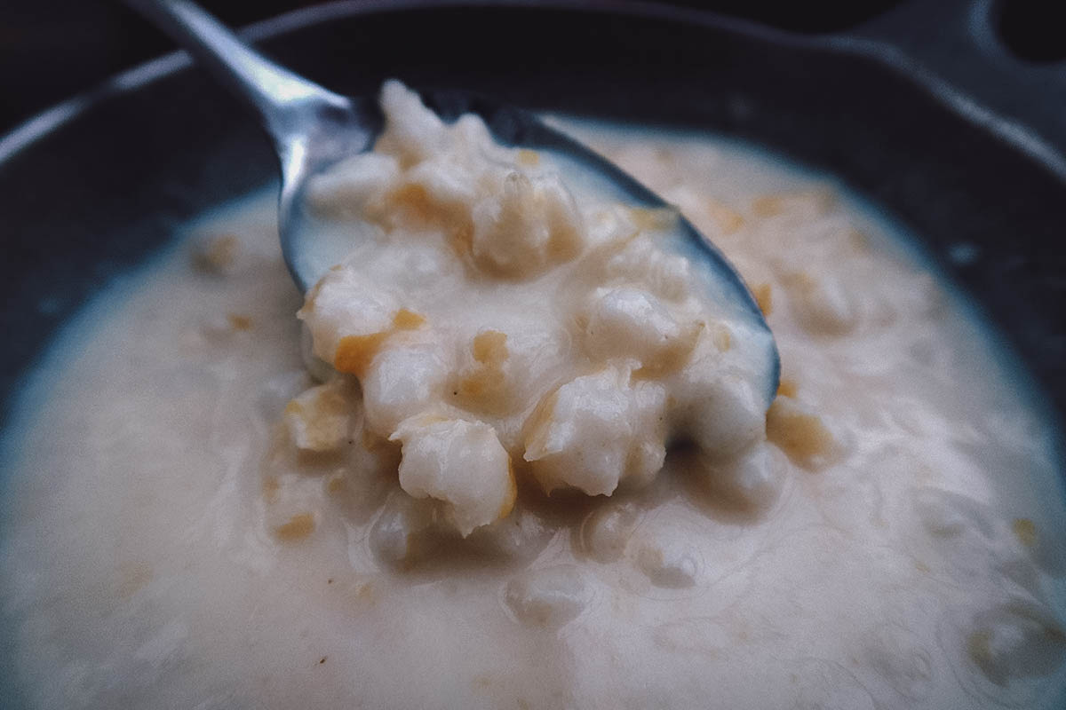 Peto dulce at Las Cazuelas de la Abuela in Bogota