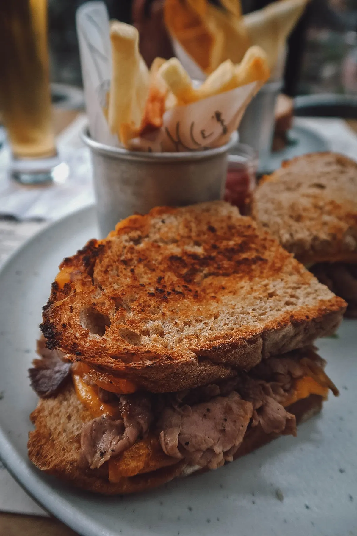 Sandwich at Masa in Bogota