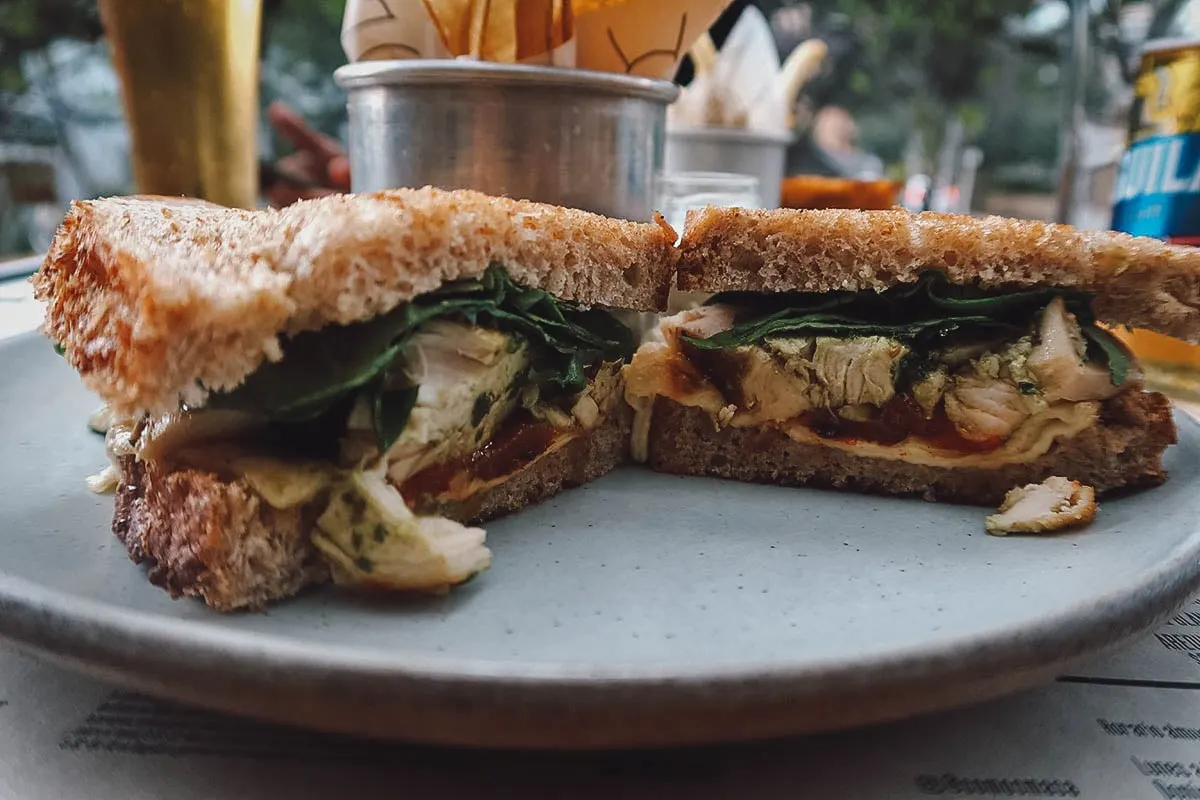 Sandwich at Masa in Bogota