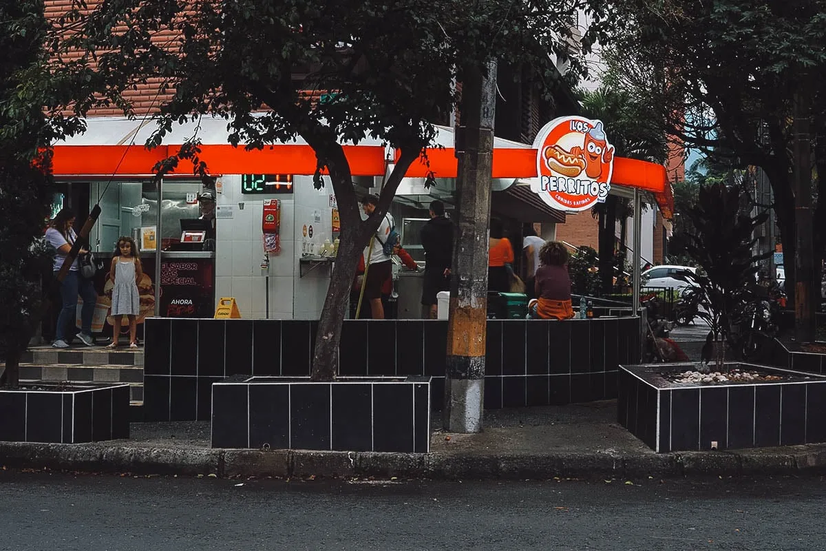 Los Perritos restaurant in Medellin, Colombia