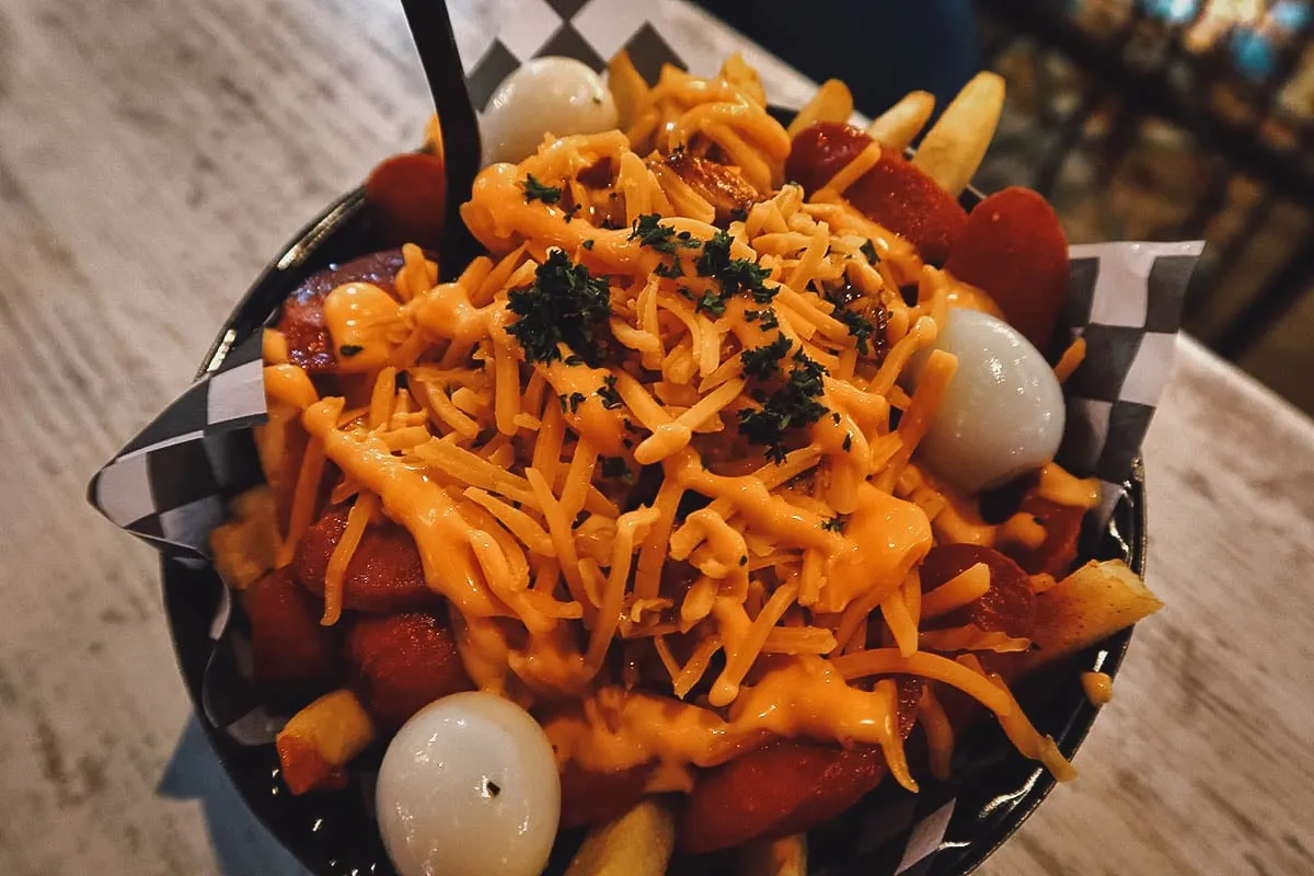 Colombian Street Food Colombian salchipapas