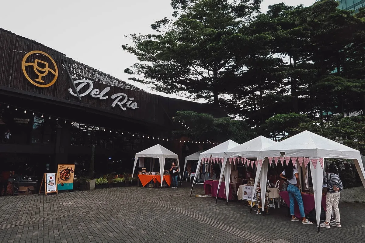 Mercado del Rio food hall in Medellin, Colombia