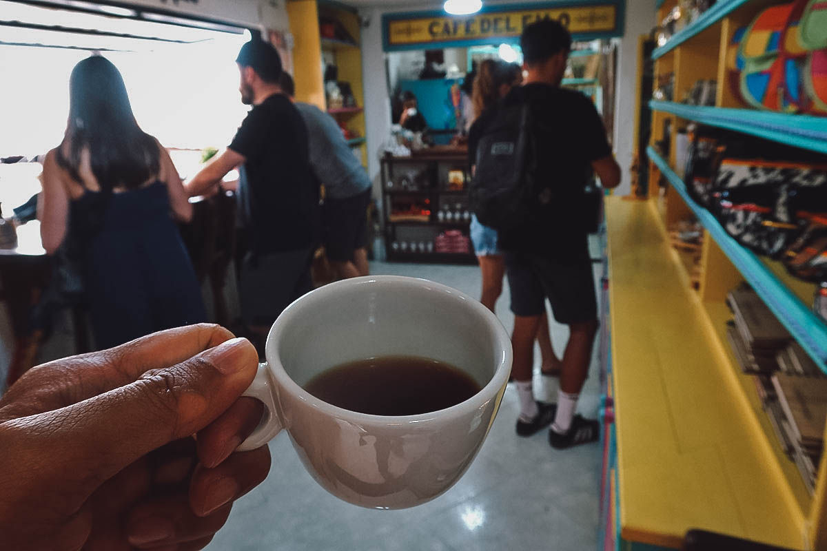 Coffee at Museo de Cafe Yipao in Medellin