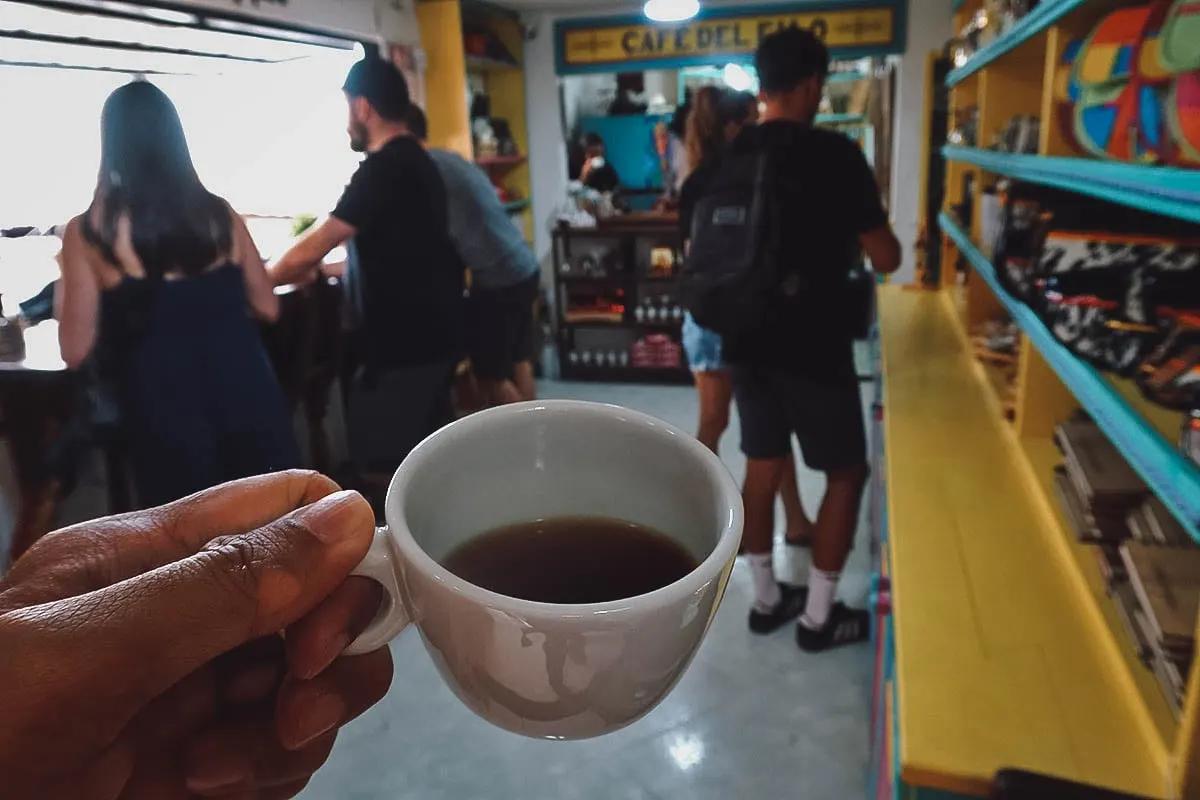 Coffee at Museo de Cafe Yipao in Medellin