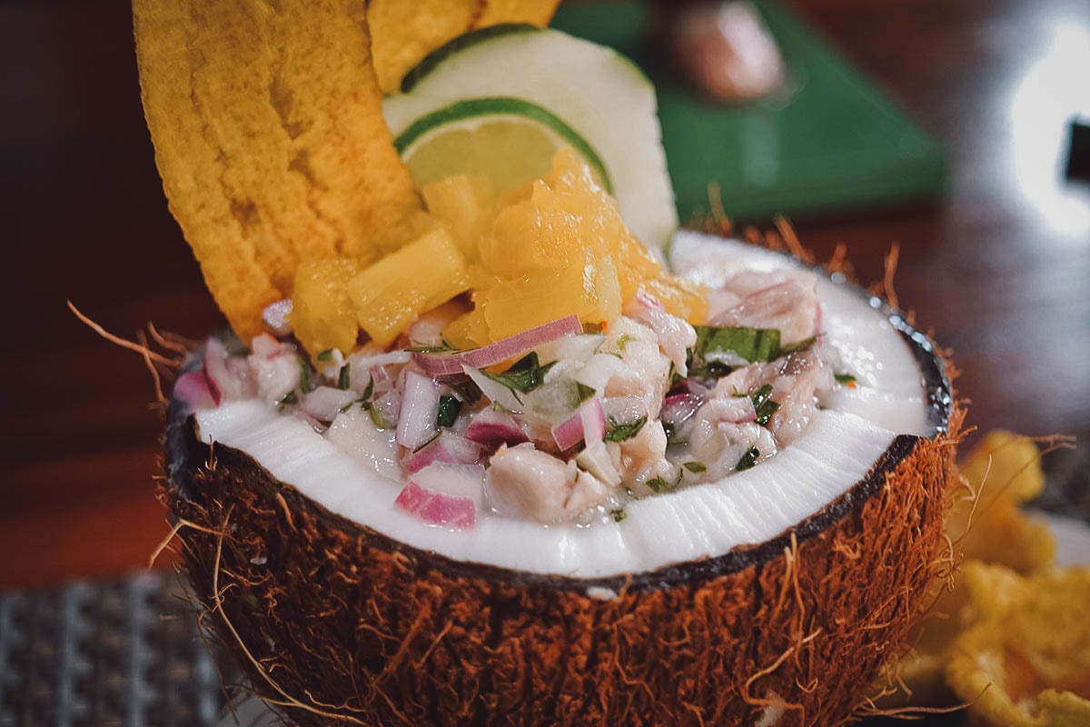 Panamanian ceviche