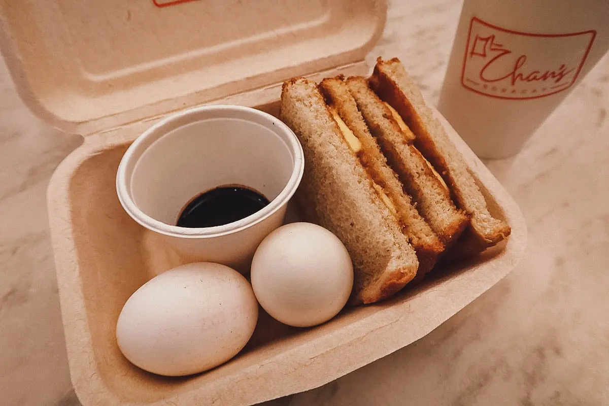 Kaya toast in Boracay