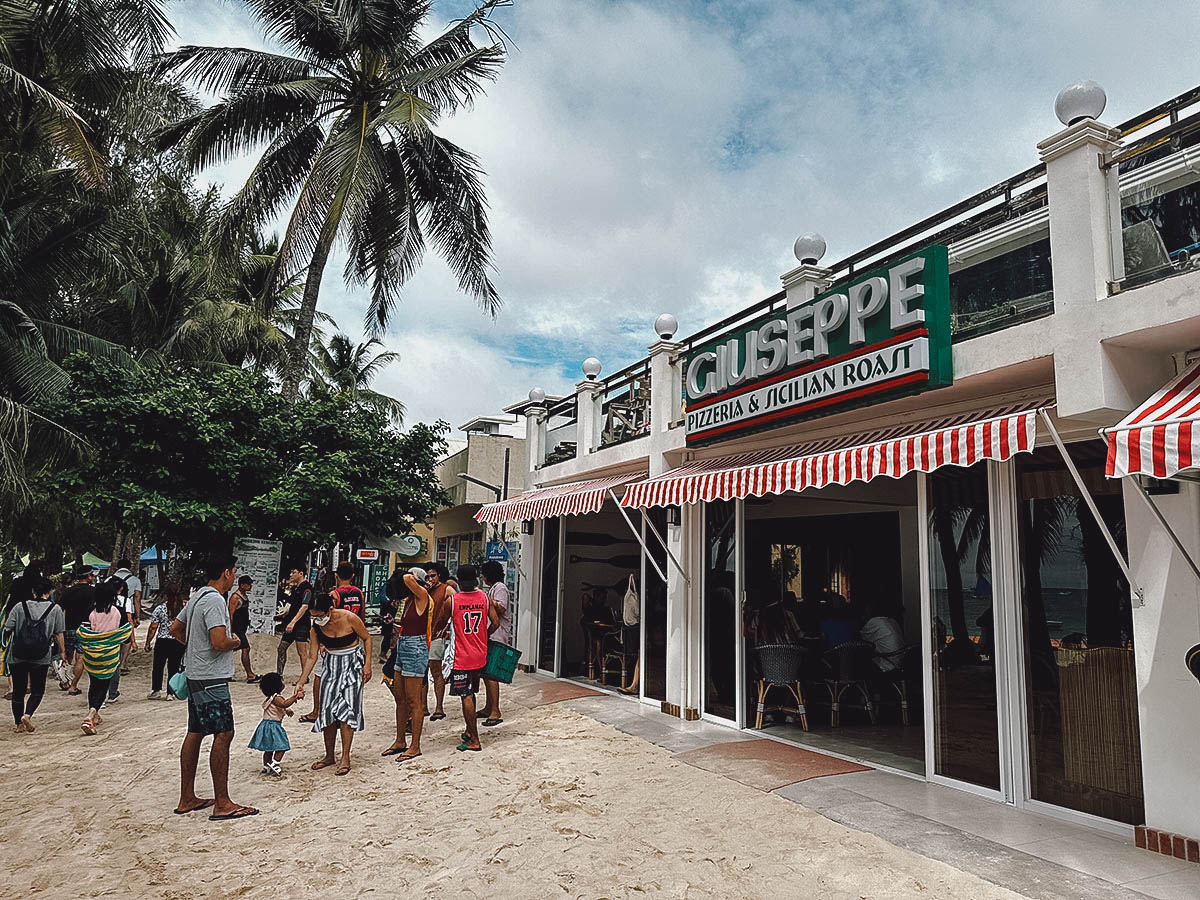 Giuseppe Pizzeria and Sicilian Roast in Boracay