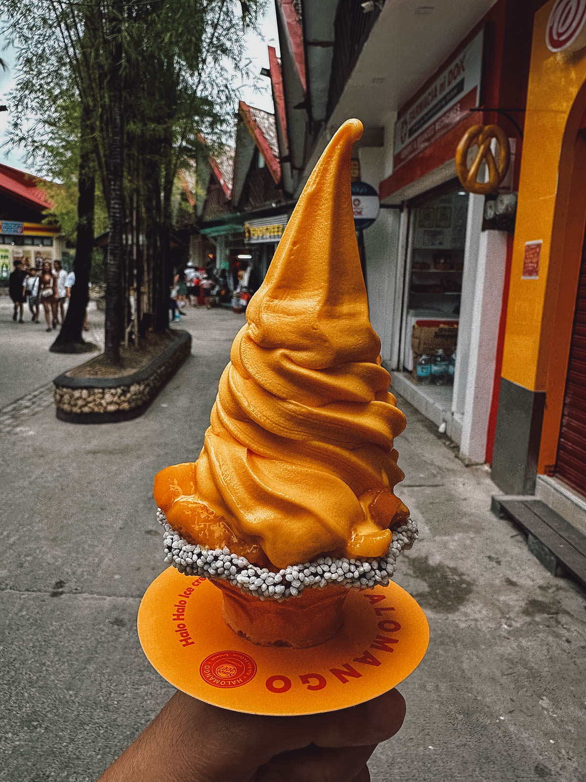 Mango soft serve in Boracay