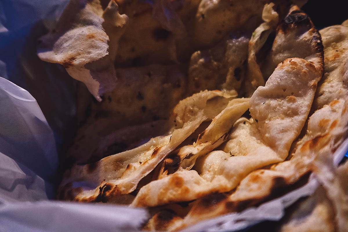 Naan bread in Boracay